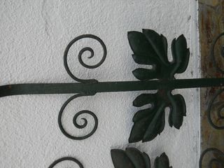 Juego forjado adornos jardín