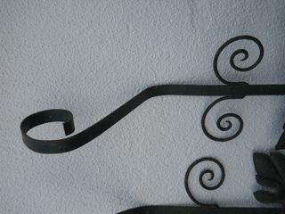 Juego forjado adornos jardín