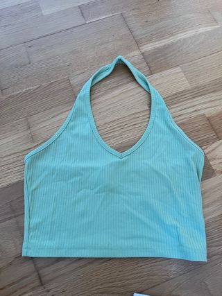 Top SHEIN verde talla XS