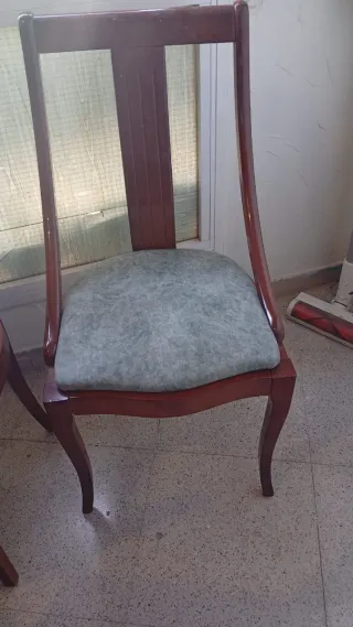 Mesa de comedor extensible de madera