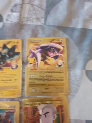 Cartas Pokémon Oro Luxray Garchomp Hitmonchan