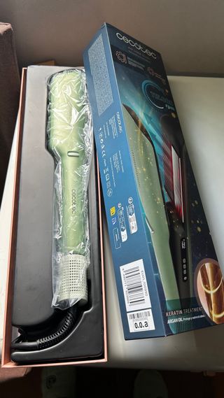 Cecotec Plancha Pelo Air Lisse Olive Verde