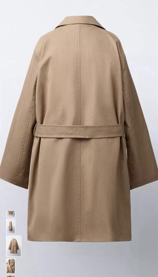 Trench Zara Beige Talla M