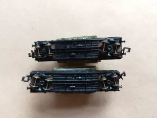 Lote 2 vagones militares tanques