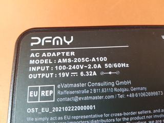 PFMY Adaptador Cargador 120W 19V 6.32A