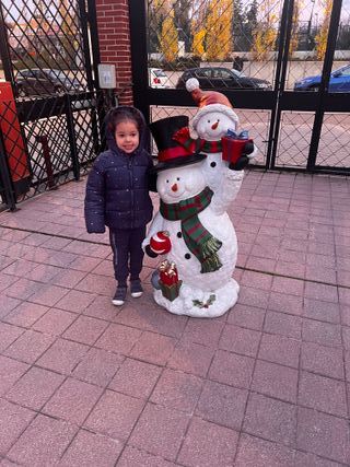 Árbol de Navidad Blanco con Decoración
