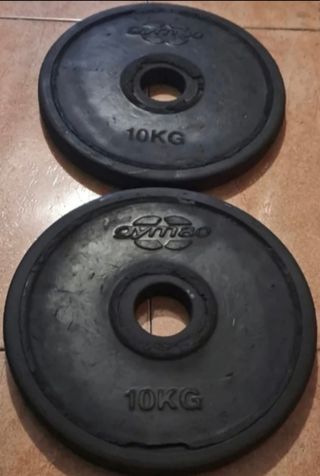 PESAS 2 DISCOS DE 20KG DE 50MM