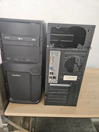 Cajas PC Negra con Placa Base Varios Modelos