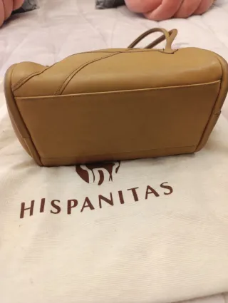 Bolso piel beige Hispanitas