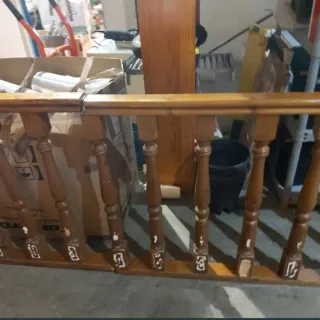 Barandilla de madera