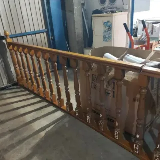 Barandilla de madera