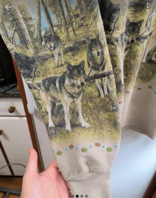 Sudadera vintage lobos Vancouver Canada