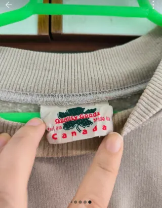 Sudadera vintage lobos Vancouver Canada