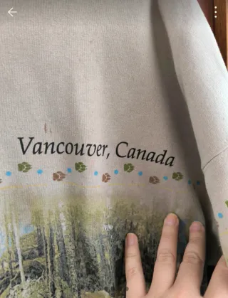 Sudadera vintage lobos Vancouver Canada