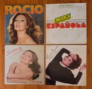 Lote 4 Vinilos LP Rocío Jurado