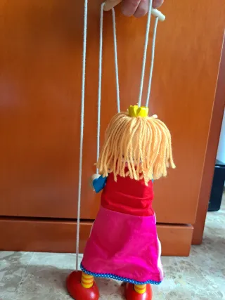 Marioneta Princesa de Madera