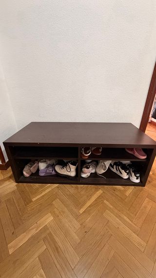 Zapatero organizador de 4 compartimentos