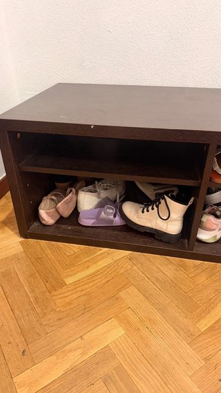 Zapatero organizador de 4 compartimentos