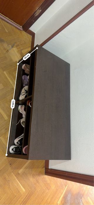 Zapatero organizador de 4 compartimentos