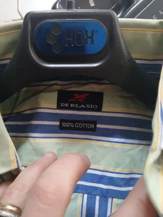 Camicia De Blasio uomo nuova con cartellino