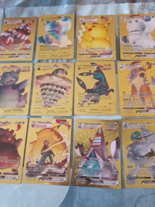 Cartas Pokémon Oro V Max