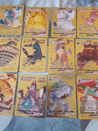 Cartas Pokémon Oro V Max