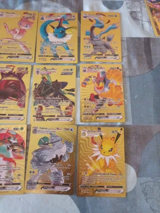 Cartas Pokémon Oro V Max