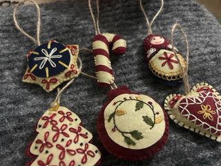 Adornos Navideños de Tela