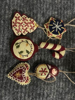 Adornos Navideños de Tela