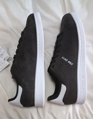 Zapatillas Adidas Stan Smith Gris Oscuro Talla 42