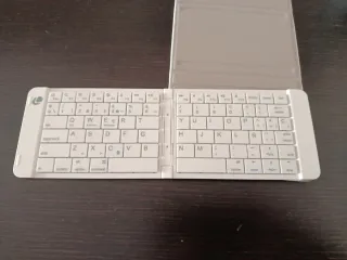 Teclado Bluetooth Plegable Leotec Beige