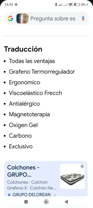 Colchón New Senso Farma Clinic Magn, 190x135