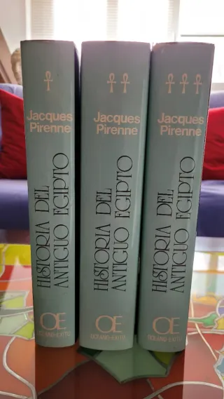 HISTORIA DEL ANTIGUO EGIPTO. J. Pirenne. 3 TOMOS