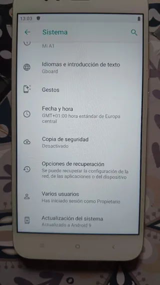 Xiaomi Mi A1 Blanco/Dorado