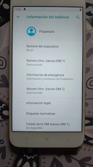 Xiaomi Mi A1 Blanco/Dorado
