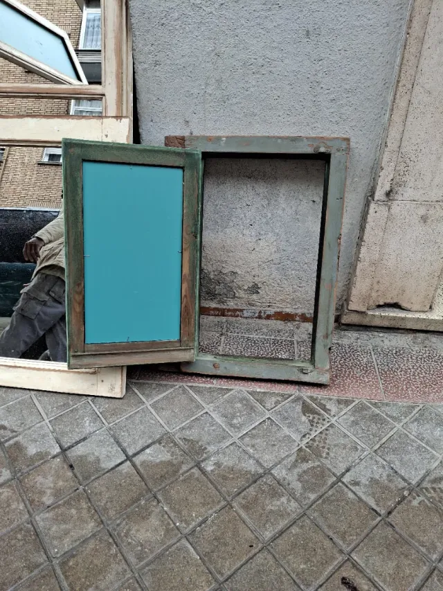 Espejo antiguo marco madera