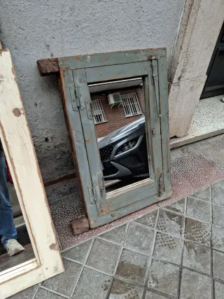 Espejo antiguo marco madera