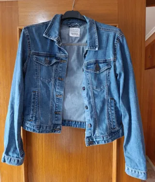 Chaqueta vaquera Pull&Bear mujer azul