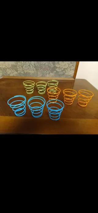 Porta bicchieri in metallo