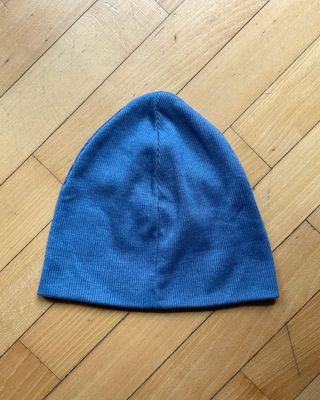 Berretto a costine azzurro/carta da zucchero