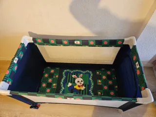 Cuna de viaje plegable con colchón