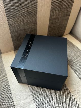 Caja Reloj Hamilton Negra
