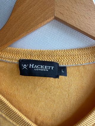 Jersey Hackett V-Neck Mostaza