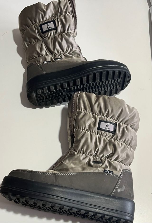Botas de frío vista pro-tex beige/gris