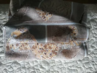 Bolsa de tela decorada para labores