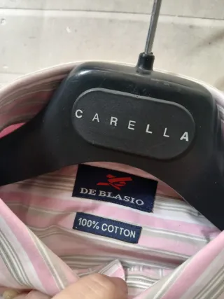 Camicia De Blasio uomo nuova con cartellino