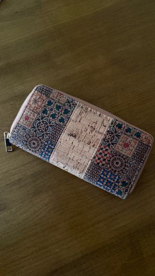 Cartera estilo boho con estampado artesa