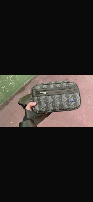 Riñonera Lacoste Original Verde Sin Usar