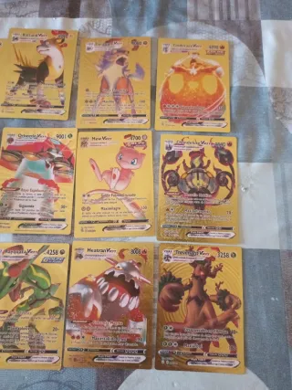 Cartas Pokémon Oro V Max