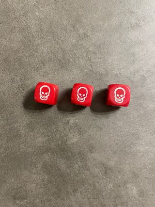 Dados Battlemasters Rojos